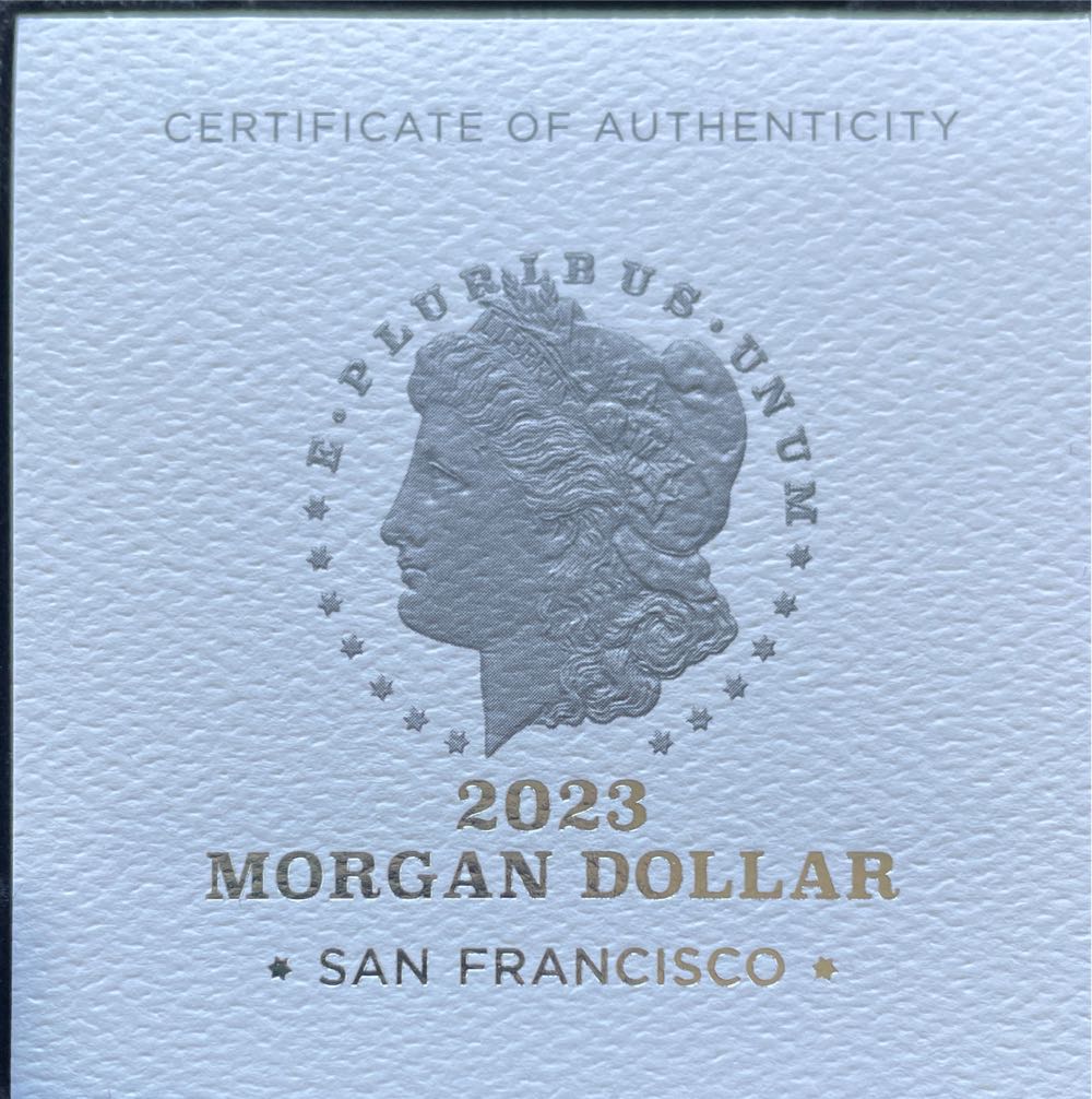 Morgan Silver Dollar 2023 S  coin collectible - Main Image 3