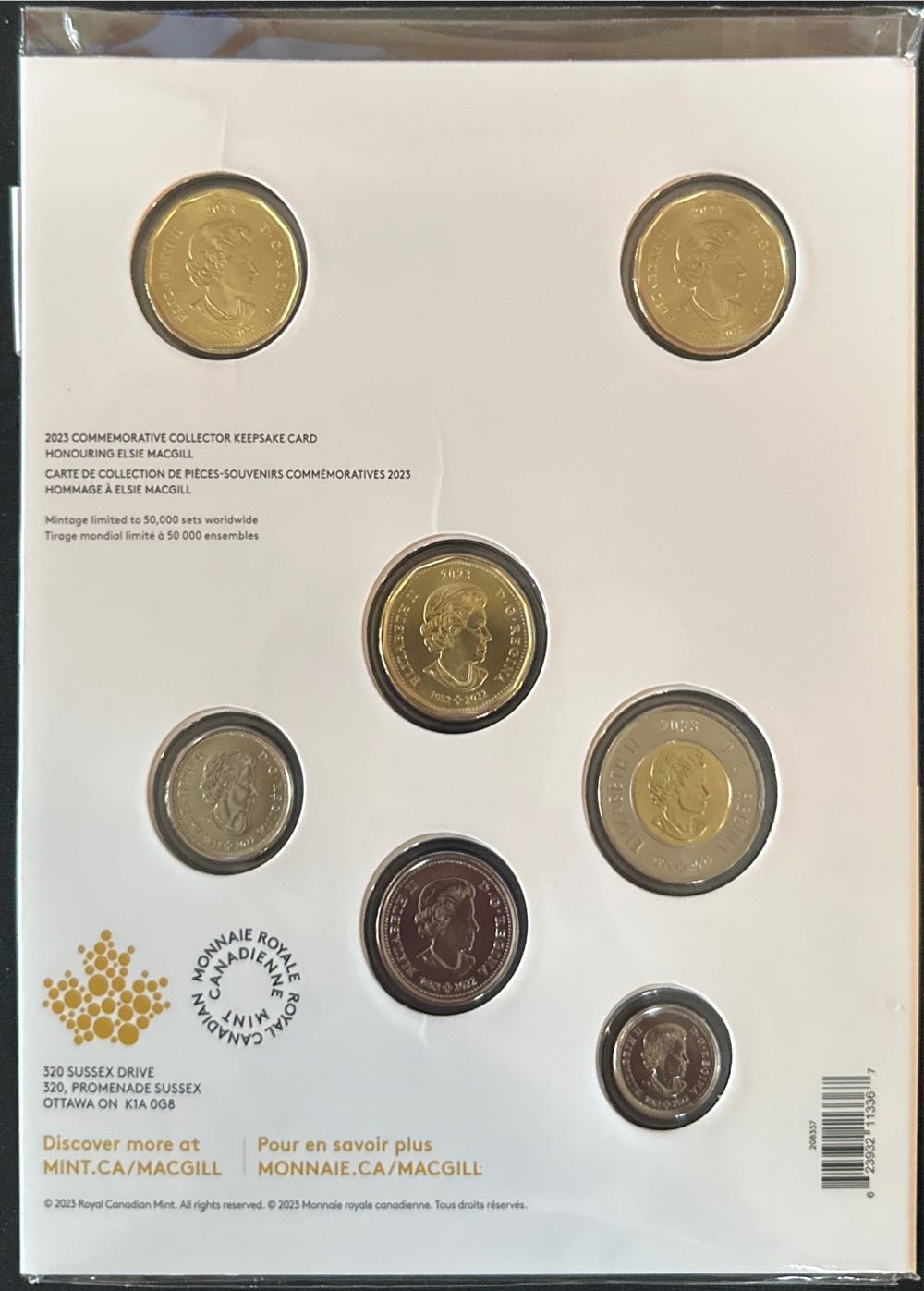 Honouring Elsie Macgill Commemorative Collector ...  coin collectible [Barcode 623932113367] - Main Image 2