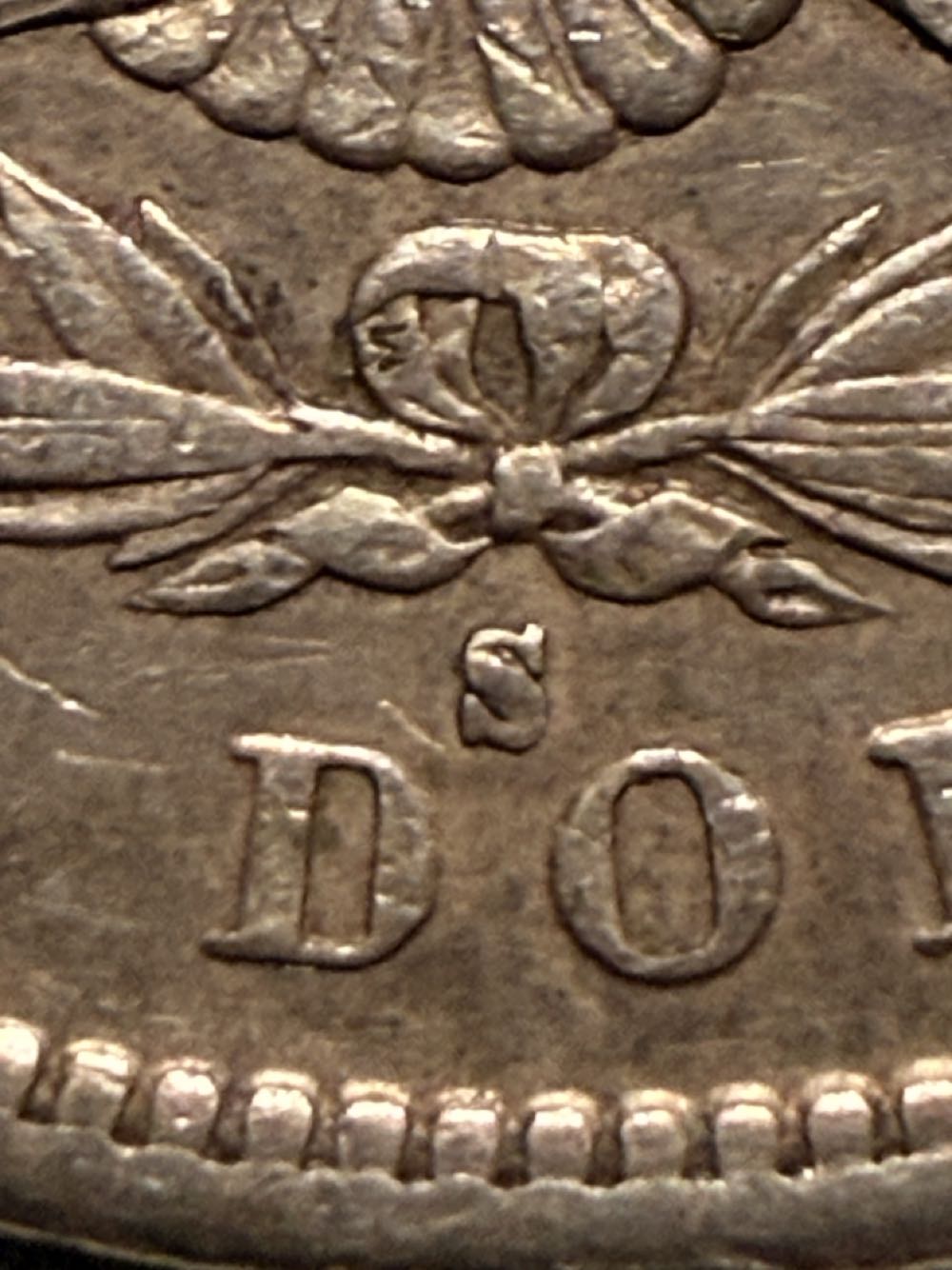 Morgan 1880-S Morgan Silver Dollar  coin collectible - Main Image 3
