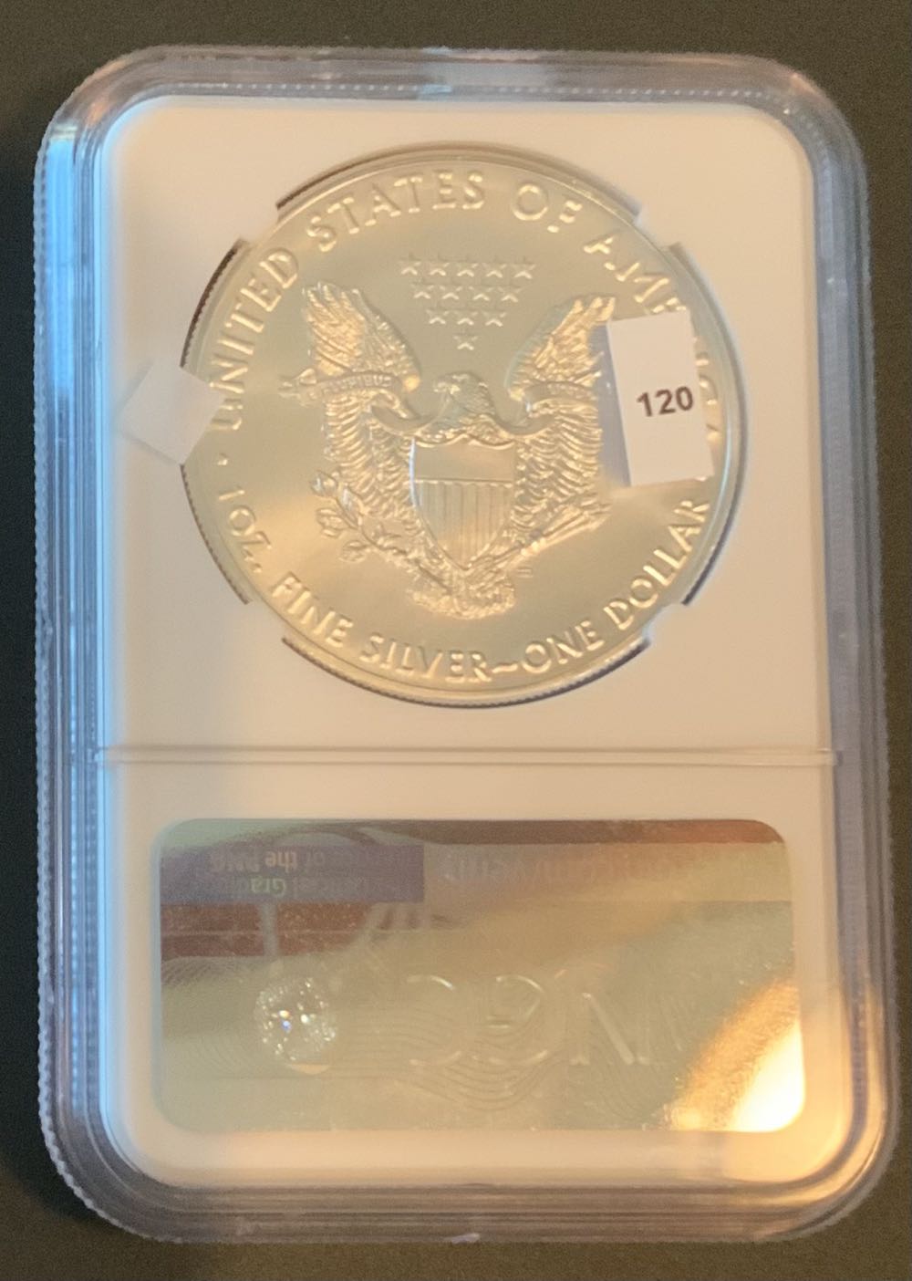 American Silver Eagle 2021 - #120  coin collectible - Main Image 3