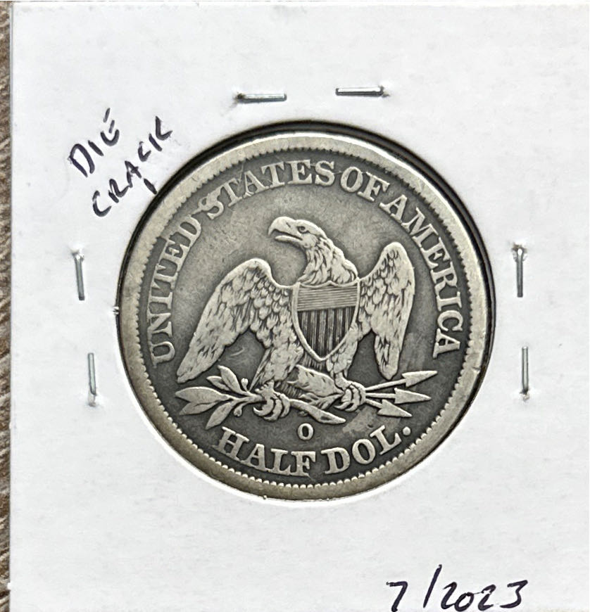 1844 Seated Liberty Half Dollar  coin collectible - Main Image 2