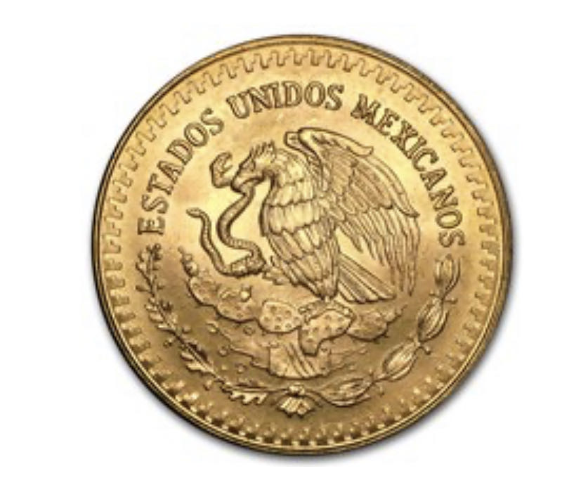 1821-1947 Mexico Gold 50 Pesos AU-BU  coin collectible - Main Image 2