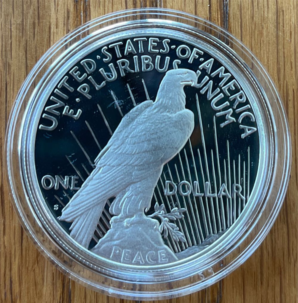 2023 S Peace Silver Dollar Proof  coin collectible [Barcode 704786450799] - Main Image 3