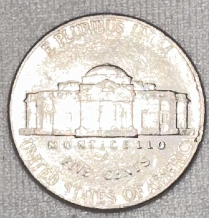 Nickel Jefferson 2002 D  coin collectible - Main Image 2