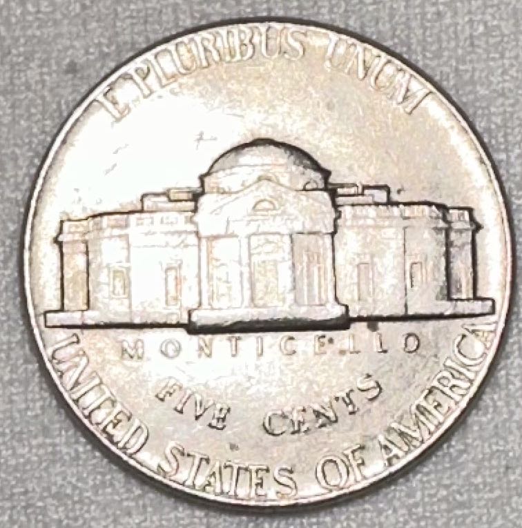 Nickel Jefferson 1975  coin collectible - Main Image 2