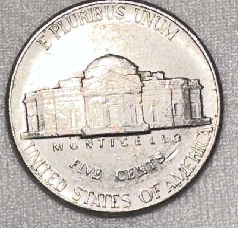 Nickel Jefferson 1993 P  coin collectible - Main Image 2