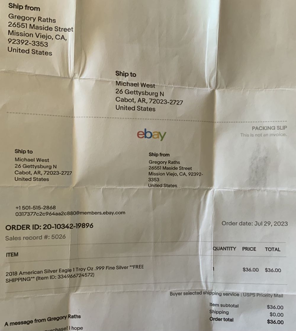 American Silver Eagle 2018 - #128  coin collectible - Main Image 4