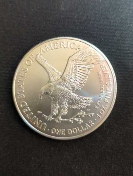 American Silver Eagle 2021-W Type 2  coin collectible - Main Image 2