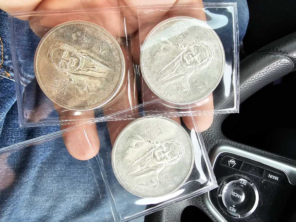 Mexico 1977 Cien Pesos  coin collectible - Main Image 3