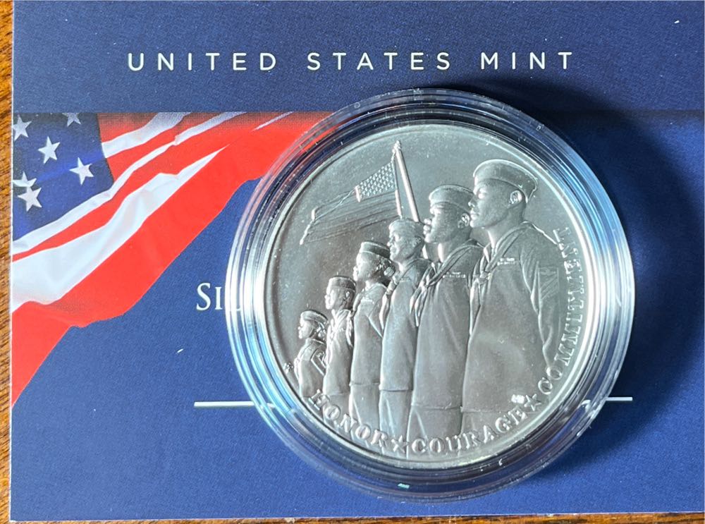 Armed Forces Silver Medal Navy  coin collectible [Barcode 704786340458] - Main Image 2