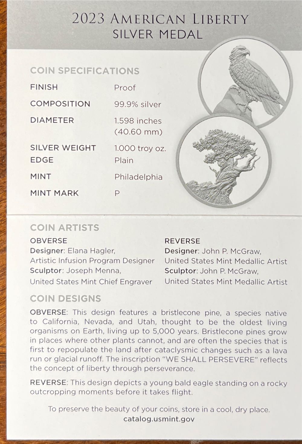 US Medal Liberty  coin collectible [Barcode 704786450904] - Main Image 4