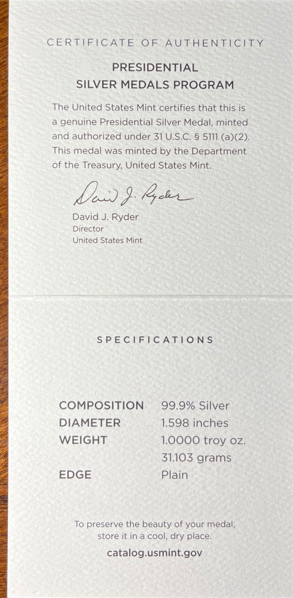 S811 Presidential Silver Medal James K Polk  coin collectible [Barcode 704786260770] - Main Image 4