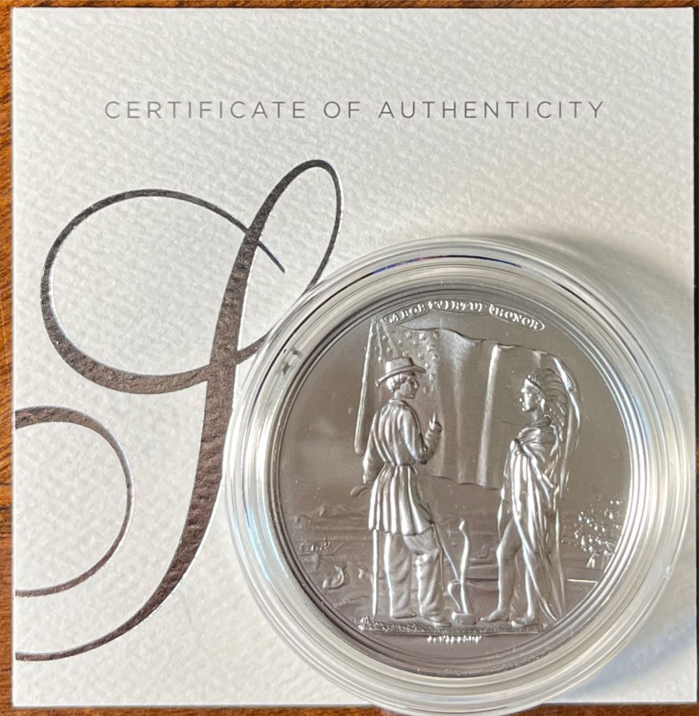 S813 Presidential Silver Medal Millard Fillmore  coin collectible [Barcode 704786260794] - Main Image 2