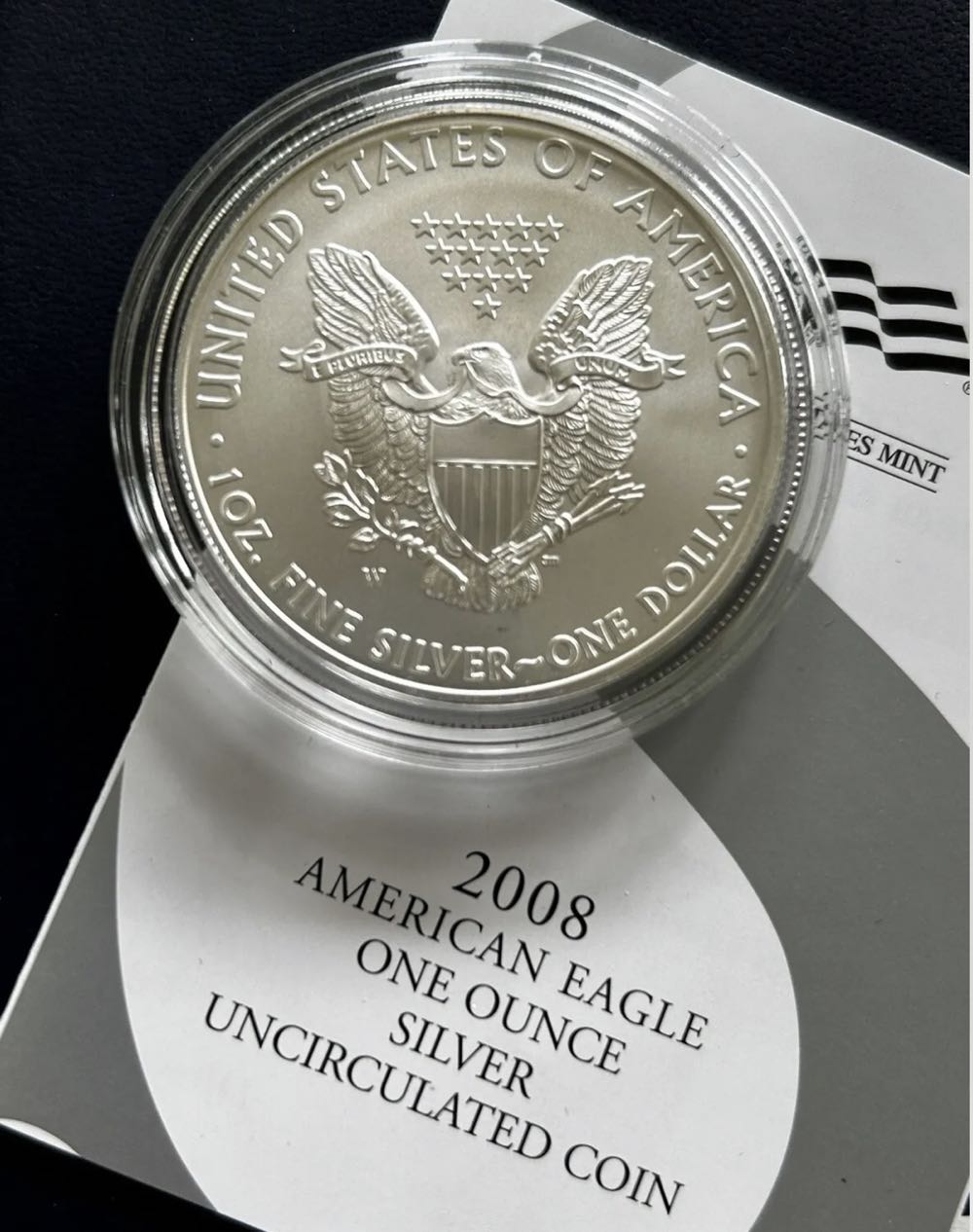 American Silver Eagle 2007  coin collectible [Barcode 704785054578] - Main Image 2