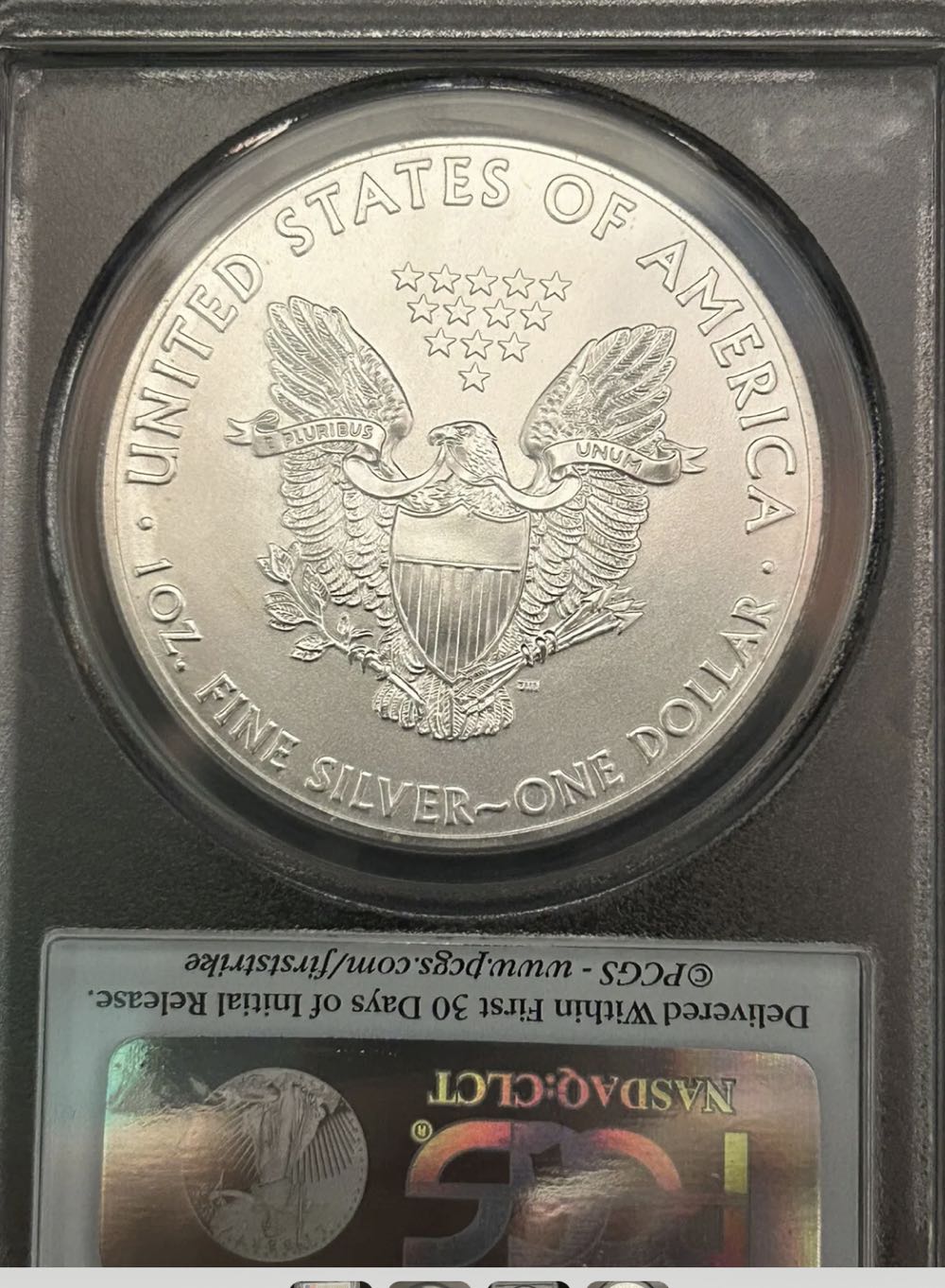 American Silver Eagle 2014-W - #144  coin collectible - Main Image 2