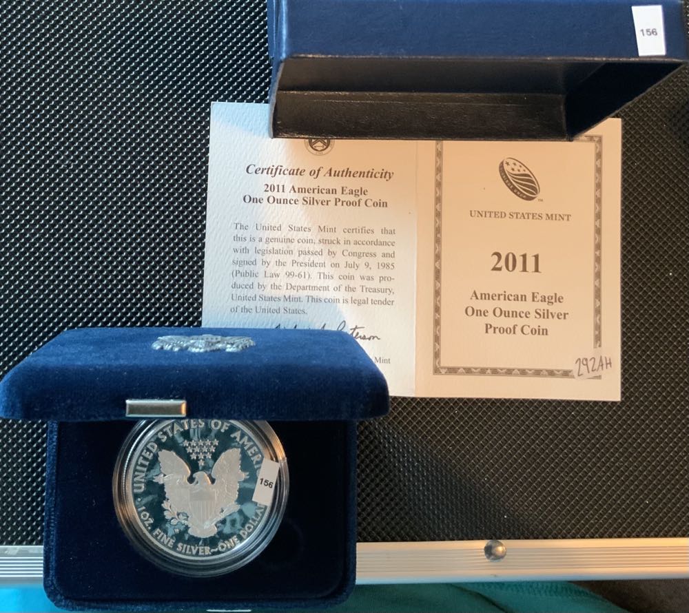 American Silver Eagle - 2011-W - #155  coin collectible - Main Image 4