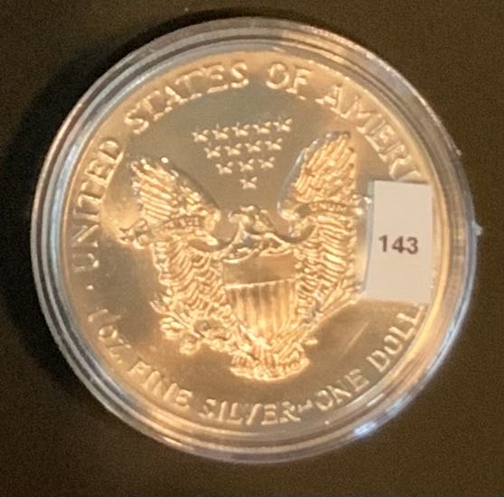 American Silver Eagle 1989 - #143  coin collectible - Main Image 3