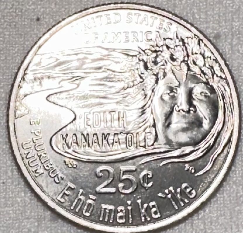 Quarter American Women- Edith Kanaka’ole  coin collectible - Main Image 2