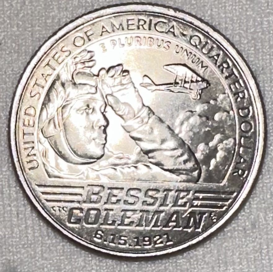 Quarter American Women- Bessie Coleman  coin collectible - Main Image 2