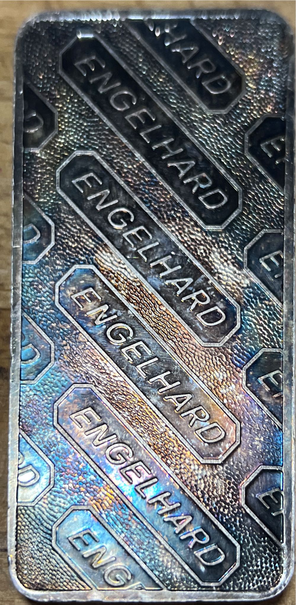 Engelhard Silver Bar - 10 Oz Toned  coin collectible - Main Image 2