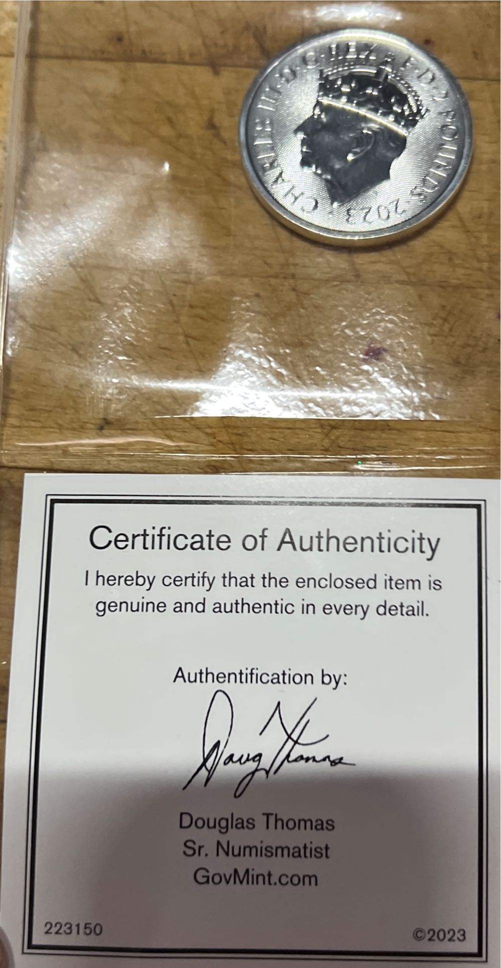 2014 Isle of Man 1 Ounce Silver Round