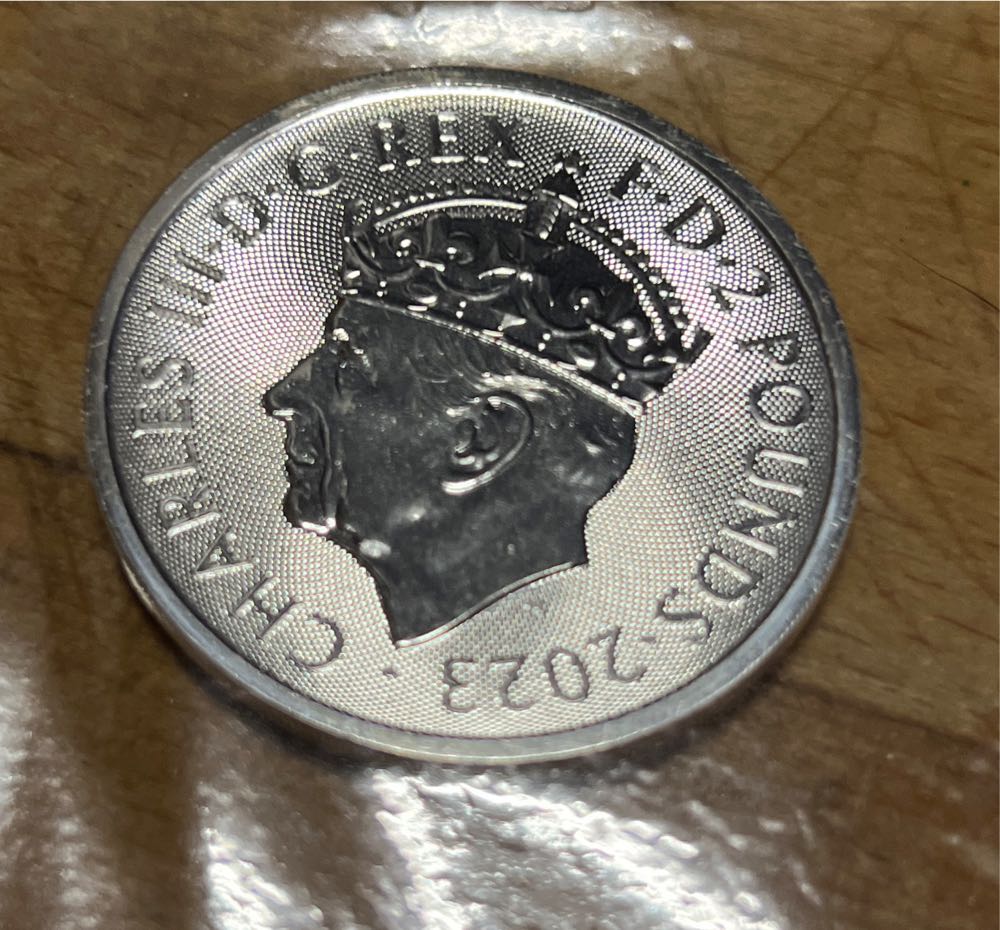 Britannia - 2023 King Charles III Coronation 1 Oz Silver Bullion  coin collectible - Main Image 4