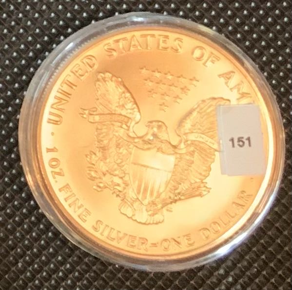 American Silver Eagle 1991 - #151  coin collectible - Main Image 3