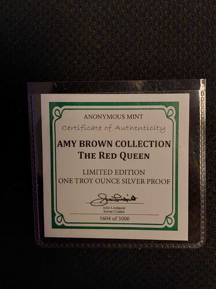 5oz Amy Brown Red Queen Coin  coin collectible - Main Image 3