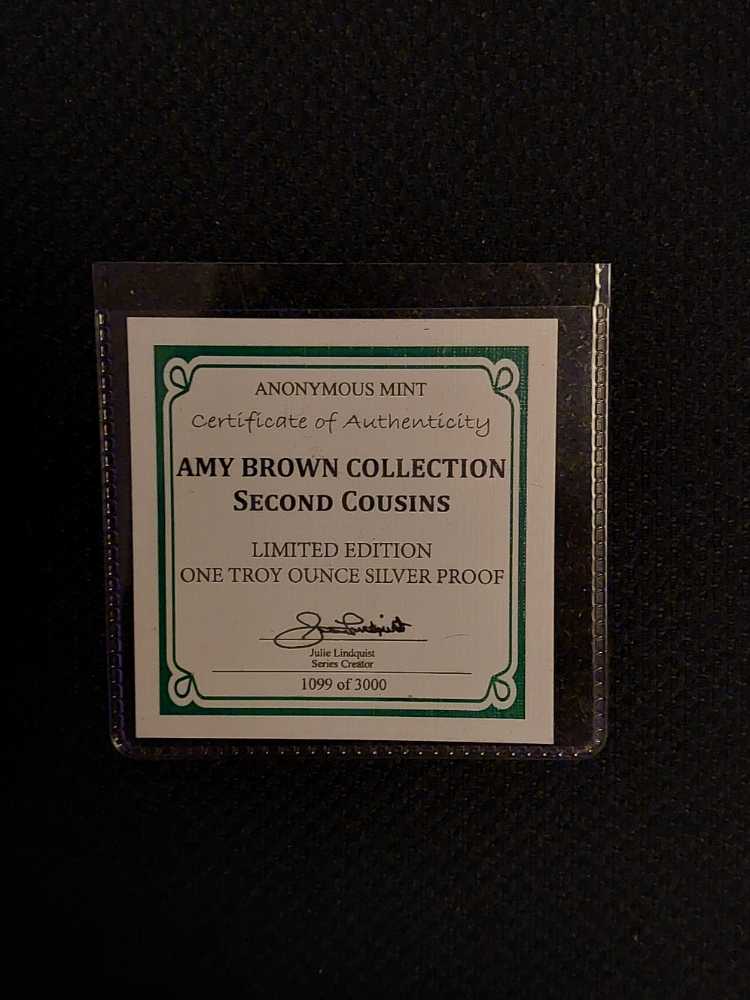 Amy Brown Second Cousins  coin collectible - Main Image 3