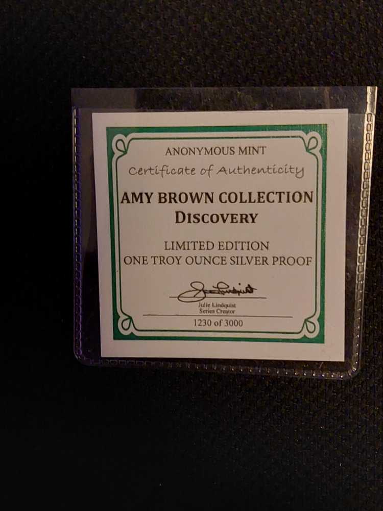 Amy Brown Discovery  coin collectible - Main Image 3