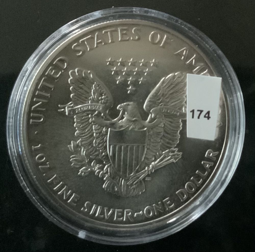 American Silver Eagle, 1989, - #181  coin collectible - Main Image 3