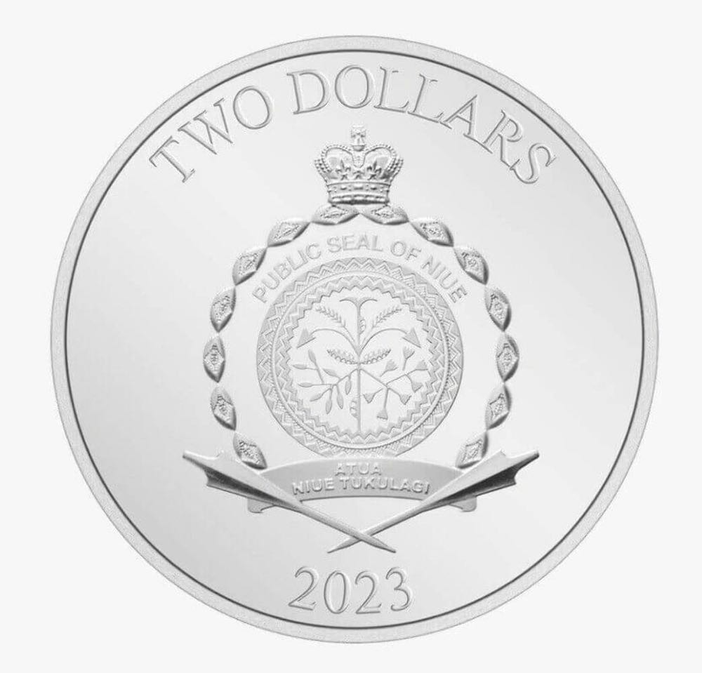 TRANSFORMERS 1984 (6.) Niue 2022 $2 TRANSFORMERS 1984 “Soundwave”  coin collectible - Main Image 2