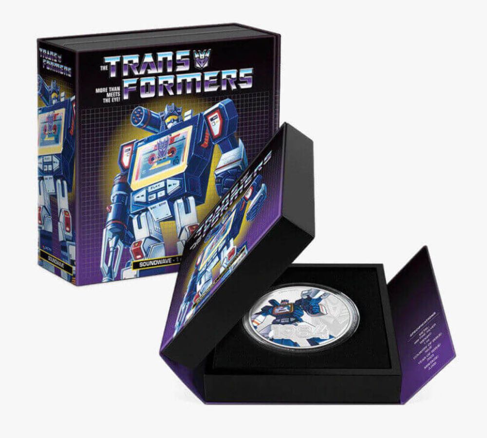 TRANSFORMERS 1984 (6.) Niue 2022 $2 TRANSFORMERS 1984 “Soundwave”  coin collectible - Main Image 3