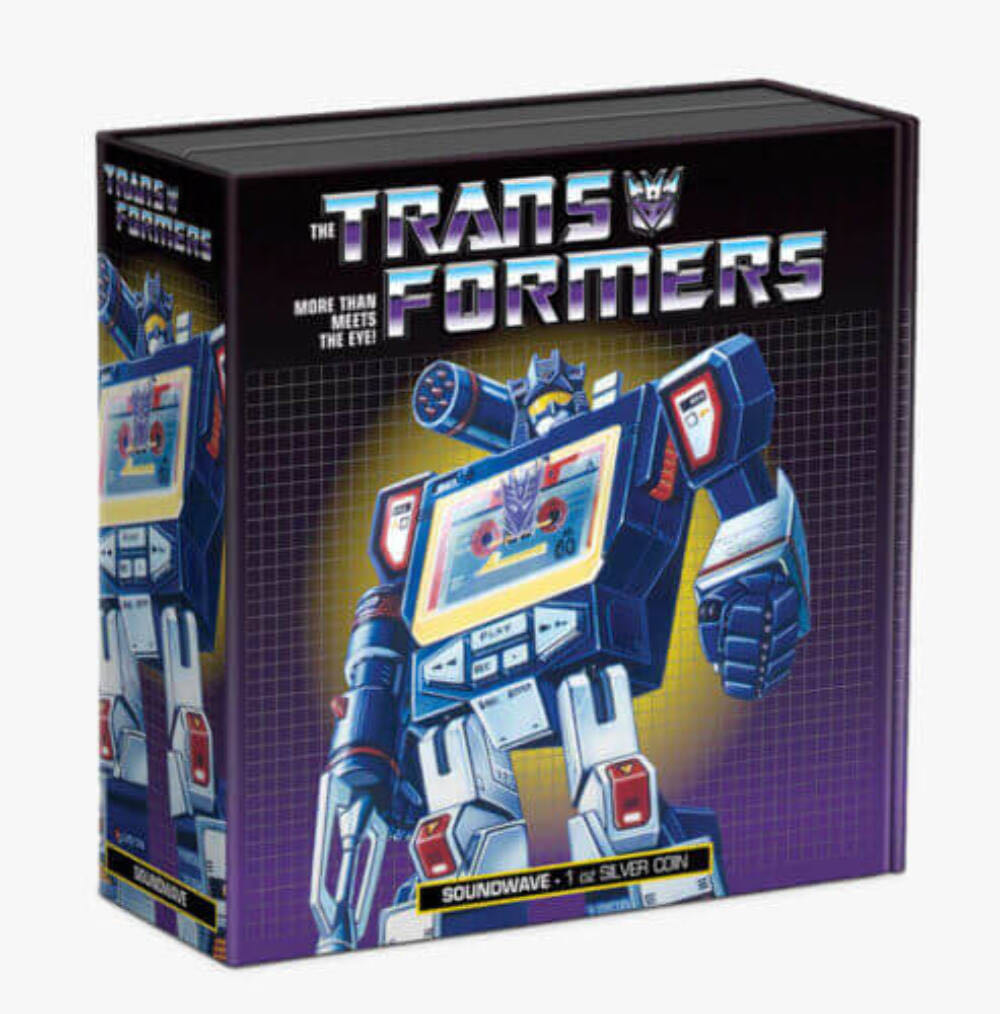 TRANSFORMERS 1984 (6.) Niue 2022 $2 TRANSFORMERS 1984 “Soundwave”  coin collectible - Main Image 4