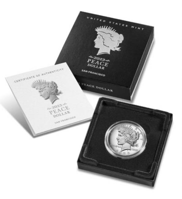 Peace Silver Dollar Proof S  coin collectible - Main Image 4