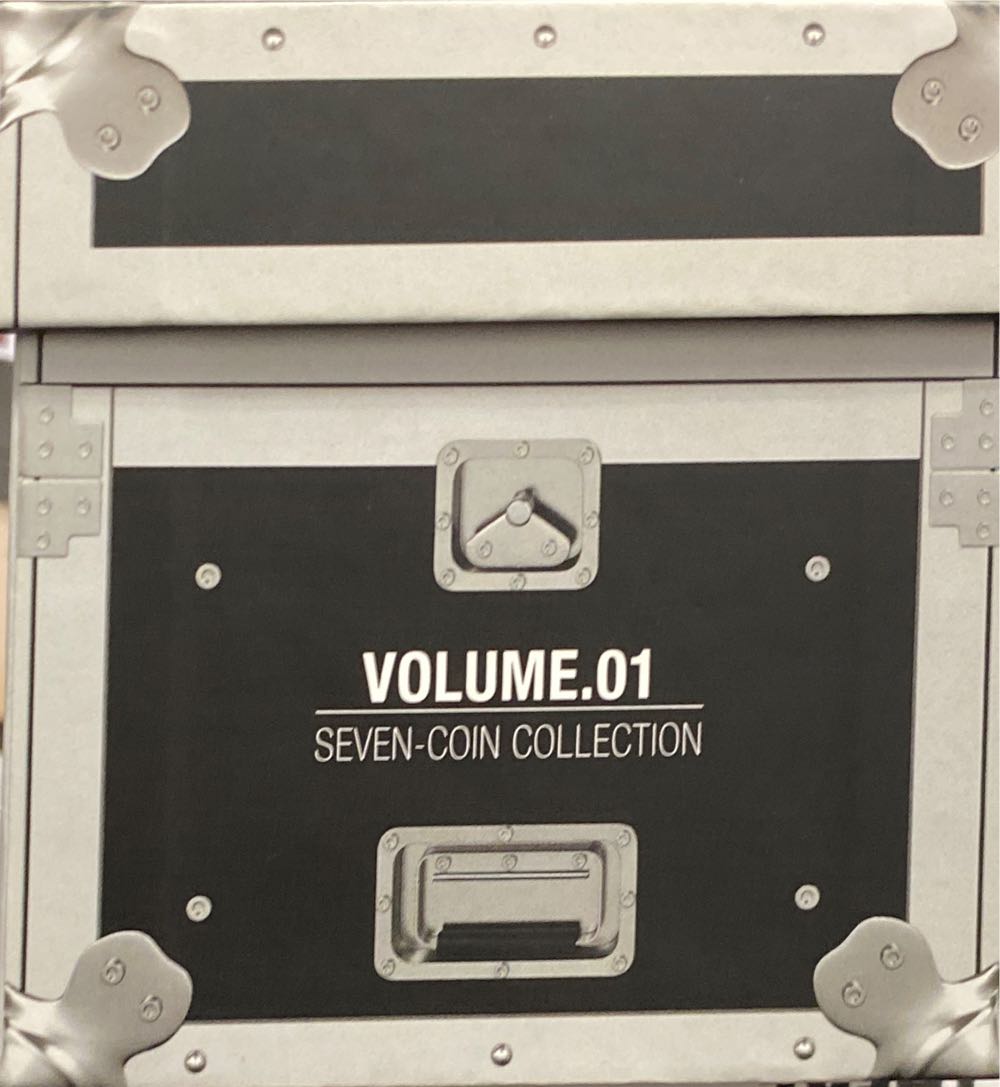 21 Ac Dc Collection Of 7 Seven X 20 Cent Coloured Coins Box  coin collectible [Barcode 9314688105799] - Main Image 2