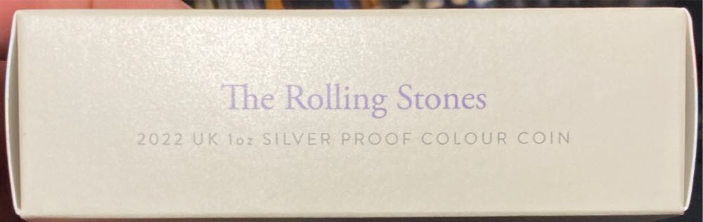 The Rolling Stones 1oz Silver Proof Colour Coin  coin collectible [Barcode 5026177585961] - Main Image 2