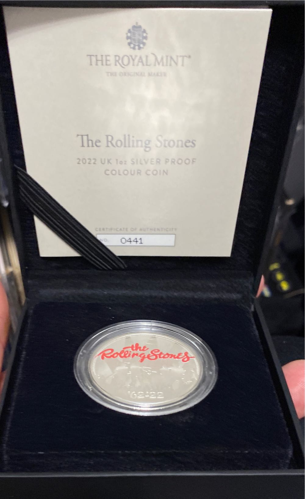 The Rolling Stones 1oz Silver Proof Colour Coin  coin collectible [Barcode 5026177585961] - Main Image 3