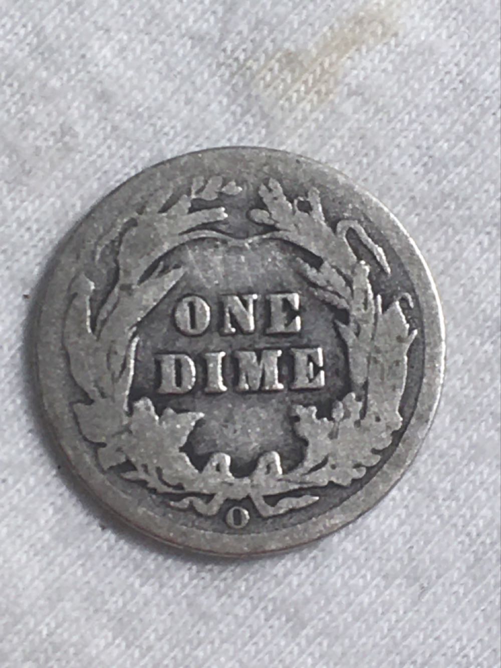 1903 O Barber Dime  coin collectible - Main Image 2