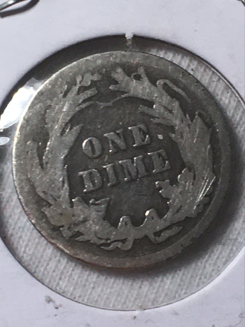 Barber Dime 1910  coin collectible - Main Image 2