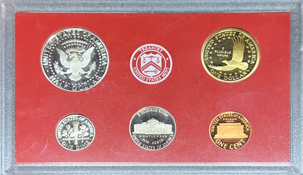 US 5 Coin Proof Set - Silver 2007 S  coin collectible - Main Image 2