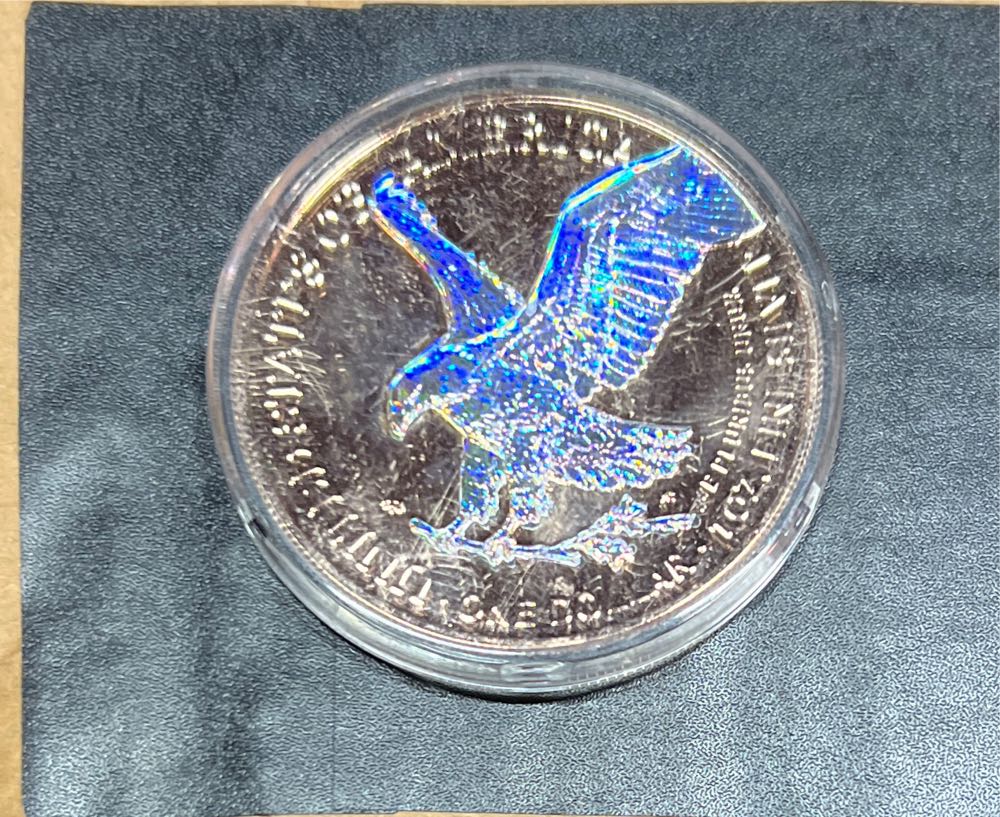 American Eagle - 2022 W Holographic  coin collectible - Main Image 2