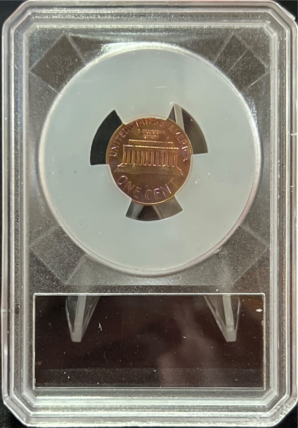 Lincoln Memorial - 1968 D Toned  coin collectible - Main Image 2