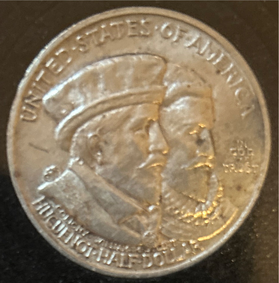 Half Dollar Huguenot-Walloon coin collectible - Main Image 1