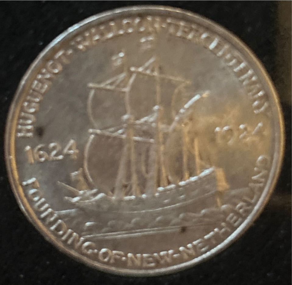 Half Dollar Huguenot-Walloon coin collectible - Main Image 2