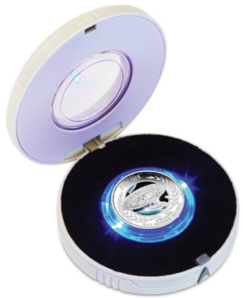 Star Trek: The Next Generation — U.S.S. Enterprise NCC-1701-D 2015 1oz Silver Proof Coin  coin collectible - Main Image 2
