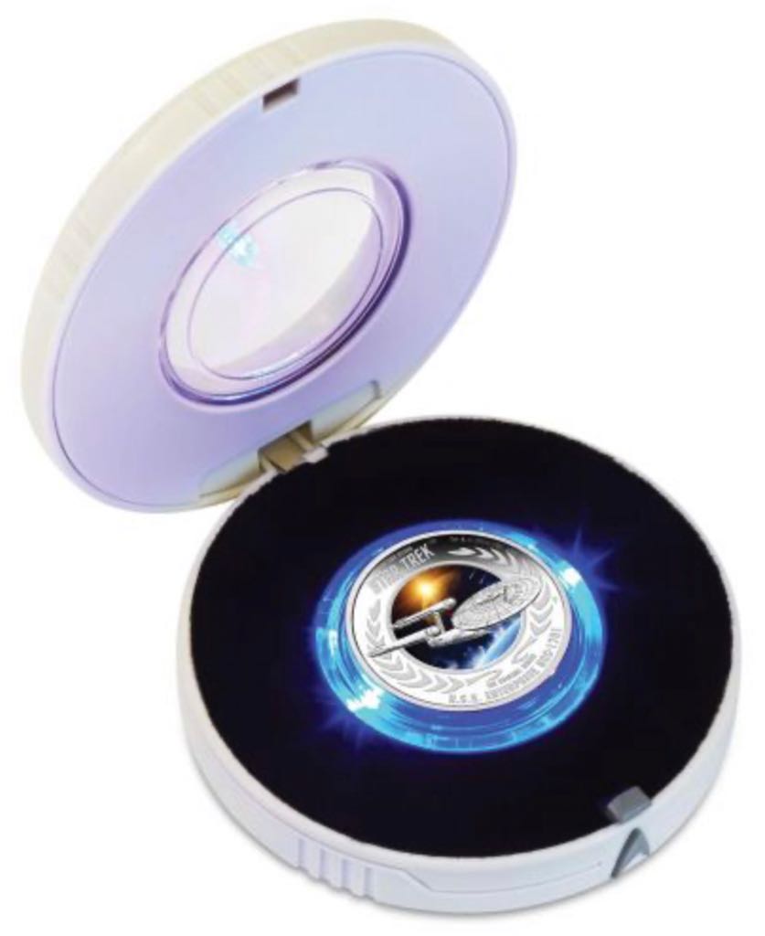 Star Trek: The Original Series U.S.S. Enterprise NCC-1701 2015 1oz Silver Proof Coin  coin collectible - Main Image 2