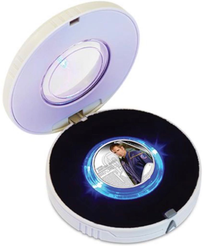 Star Trek: Enterprise - Captain Jonathan Archer 2015 1oz Silver Proof Coin  coin collectible - Main Image 2