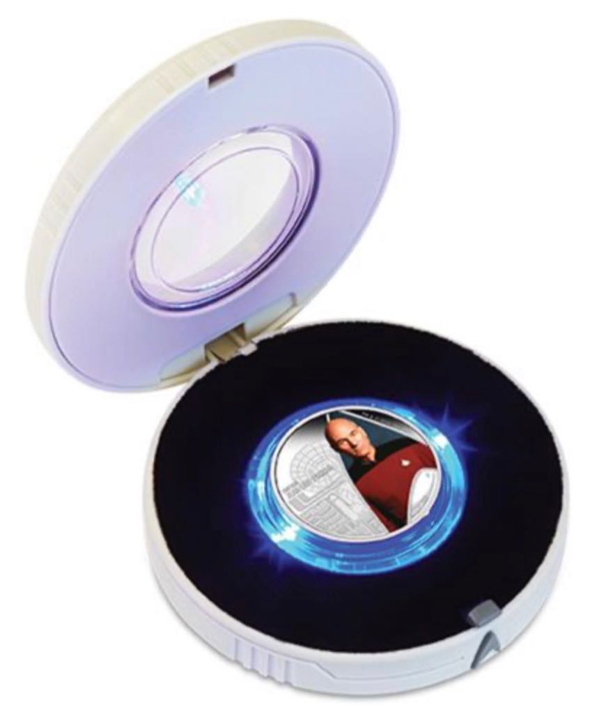 Star Trek: The Next Generation – Captain Jean-Luc Picard 2015 1oz Silver Proof Coin  coin collectible - Main Image 2