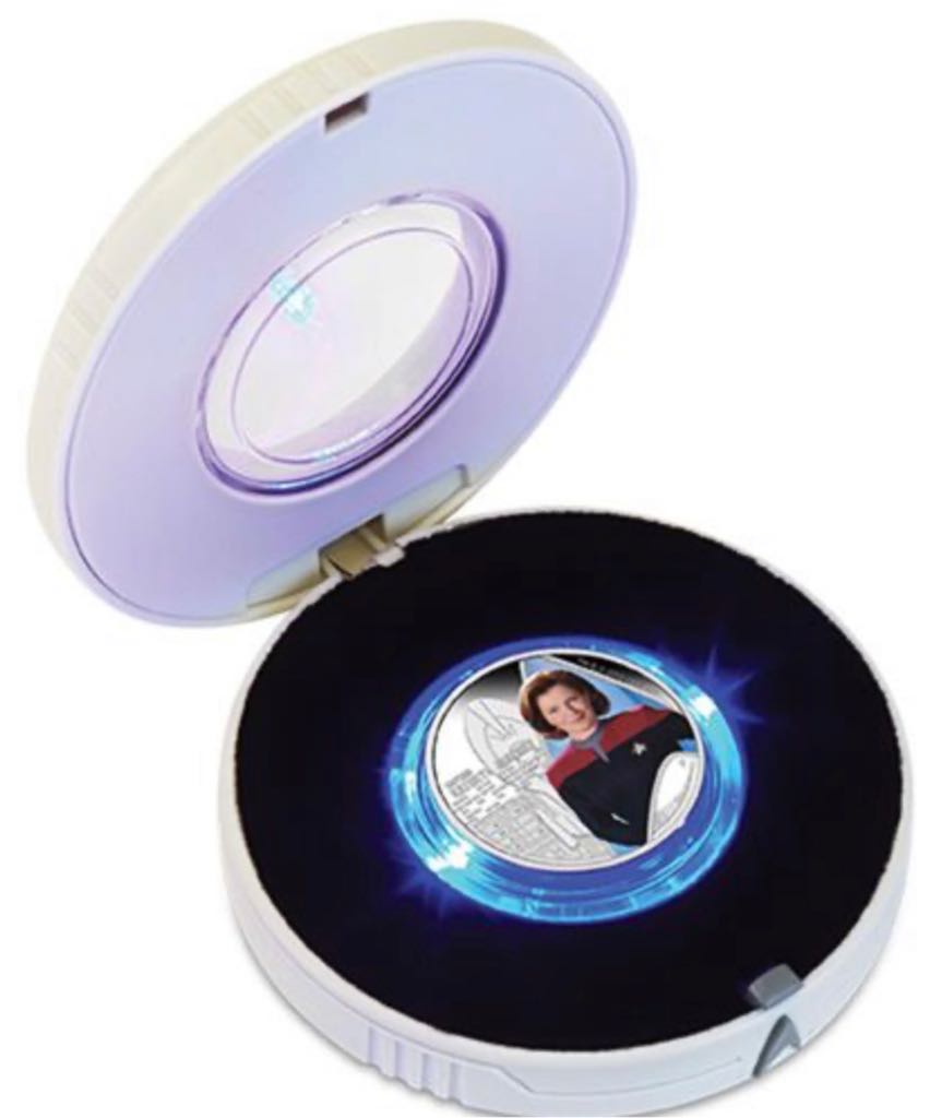 Star Trek: Voyager – Captain Kathryn Janeway 2015 1oz Silver Proof Coin  coin collectible - Main Image 2